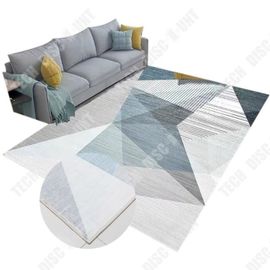 Td® Européen Moderne Tapis De Salon - Chambre Salon D'été De Style Nordique Léger Tapis Tapis Simple Été De Luxe - 120x160 Cm