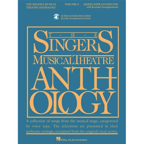 Richard Walters : The Singer's Musical Theatre Anthology - Volume 5 Mezzo-Soprano Book/Online Audio - Recueil Avec Support(S) En Ligne Mezzo-Soprano Voice Hl00001163 9781423447122