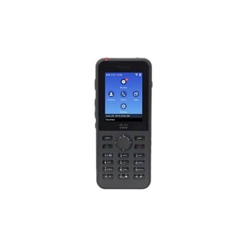 Cisco Wireless IP Phone 8821 - Extension du combiné sans fil - avec Interface Bluetooth avec ID d'appelant - IEEE 802.11a/b/g/n/ac (Wi-Fi) - SIP - 6 lignes - remanufacturé