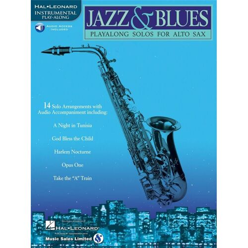 Jazz & Blues Play-Along Solos - Recueil Avec Support(S) En Ligne Saxophone Alto Hl00841440 9780634004438