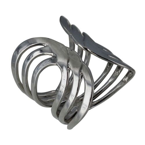Les Poulettes Bijoux - Bague Argent Eventail