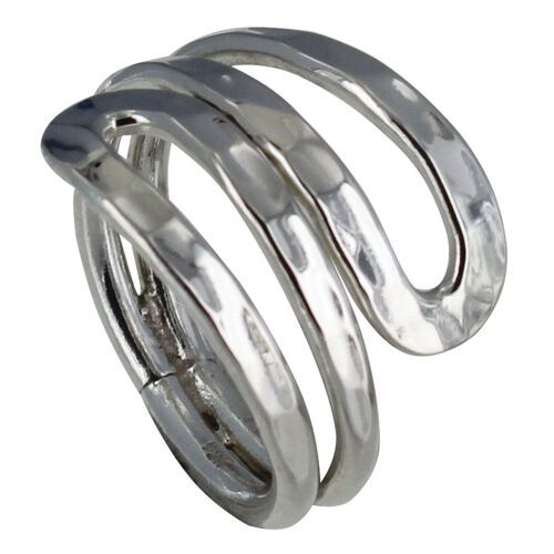 Les Poulettes Bijoux - Bague Argent Toi Et Moi Evidée