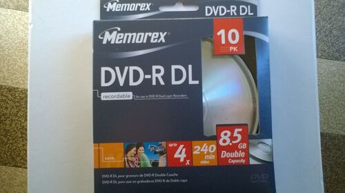 memorex 10 DVD - R DL - double couche - 8,5 GB - 240 min - 4*