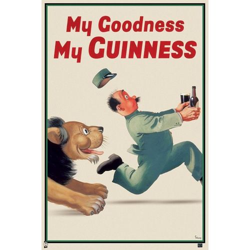 Guinness - Biere - Lion Keeper - 61x91,5cm - Affiche / Poster Envoi En Tube