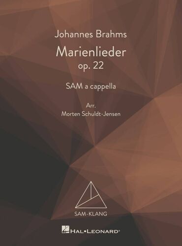 Johannes Brahms : Marienlieder Sam-Klang - Réduction Pour Voix Et Piano Sam A Cappella Hl01114518 9781705179482
