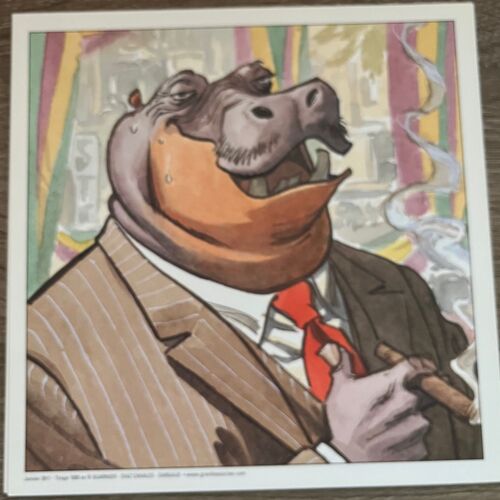 Juango Guarnido - Portrait 17 - 18x18cm - Affiche / Poster Envoi En Tube