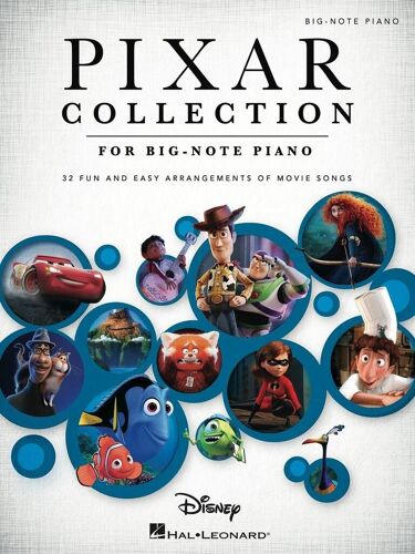 Pixar Collection For Big-Note Piano - Recueil Piano Hl01206200 9781705193693