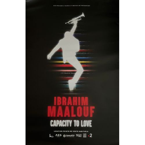 Ibrahim Maalouf - Capacity To Love - 80x120cm - Affiche / Poster Envoi En Tube
