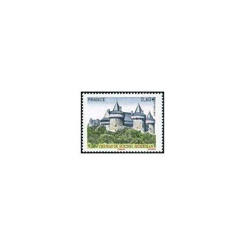 Timbre Oblitéré "Château De Suscino - Morbihan"