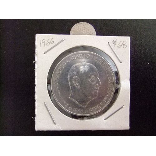 España Espagne Spain 1966 -19 68 Franco 100 Pesetas Cat. 354