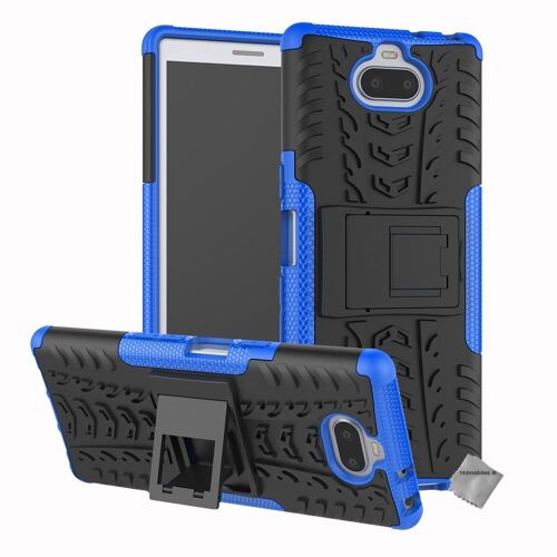 Housse etui coque rigide anti choc pour Sony Xperia 10 + film ecran - BLEU