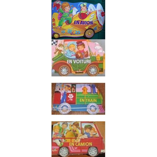Albums "En Voiture ; En Train ; En Camion" - ?Dition Cerf Volant