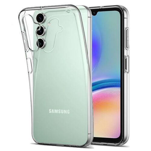 Coque pour Samsung Galaxy A05s - housse etui silicone gel fine + film ecran - TRANSPARENT TPU
