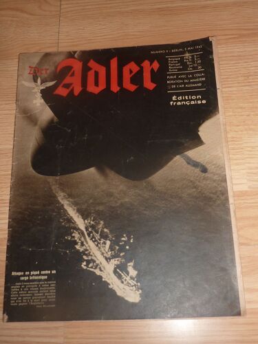 Der Adler, Numéro 9, Du 5 Mai 1942