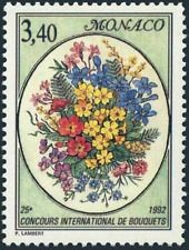Monaco 1992 - Fleurs Yvert 1815 Neuf** Luxe