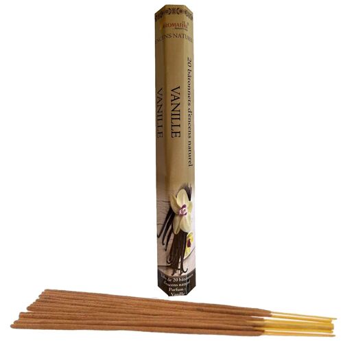 20 bâtonnets d'encens aromatika senteur vanille