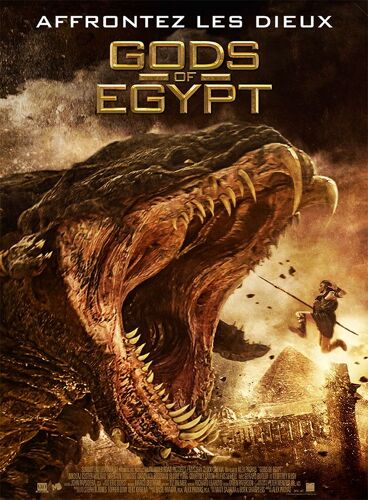 Gods Of Egypt / Affiche Cinéma Originale 120x160 Cm Pliée.