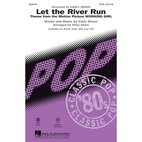 Carly Simon : Let The River Run - Partitions Pour Chorales Ttb Hl08202802