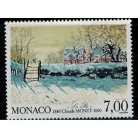 Monaco 1990 - Yvert 1747 Neuf** Luxe - Claude Monet
