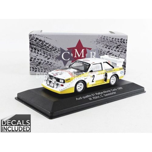 Cmr - 1/43 - Audi Quattro - Monte-Carlo 1986 - Wrc003b-Cmr