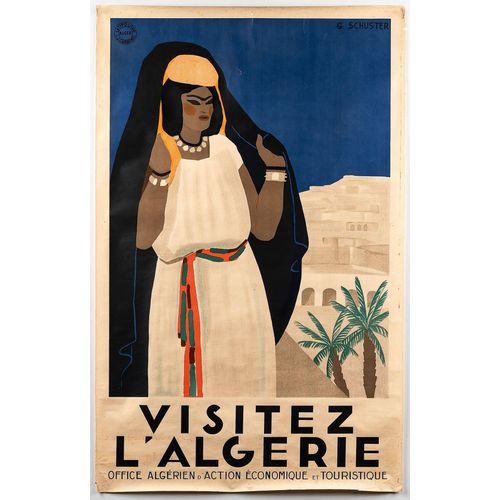 Affiche Visitez L'algérie