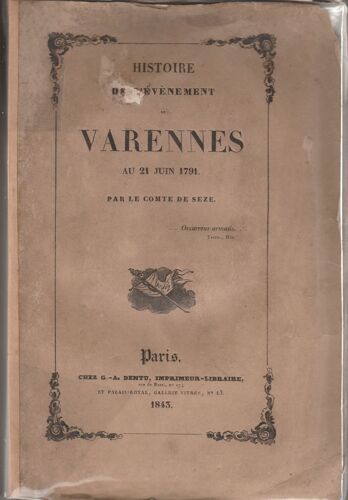 Histoire De L'évènement De Varennes