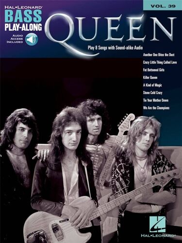 Queen Bass Play-Along Volume 39 - Recueil Avec Support(S) En Ligne Guitare Basse Hl00702387 9781458404954