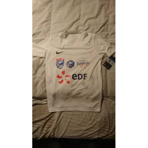 Maillot Dédicacé Par L'équipe De France De Football