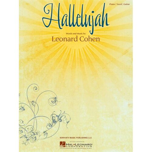 Leonard Cohen : Hallelujah - Recueil Piano, Voix Et Guitare Hl00353824 9781495037061