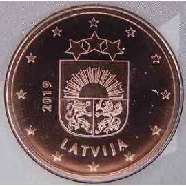 Lettonie 1 Centime 2019 Neuf Unc Du Bu+++Tres Rare+++