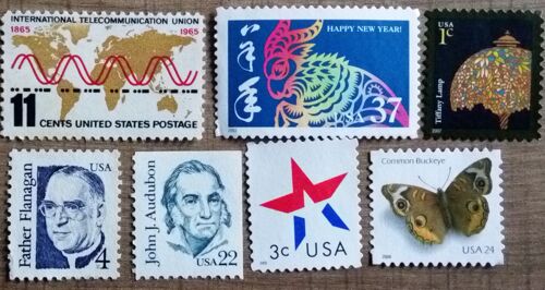 Lot De 7 Timbres Neufs Usa