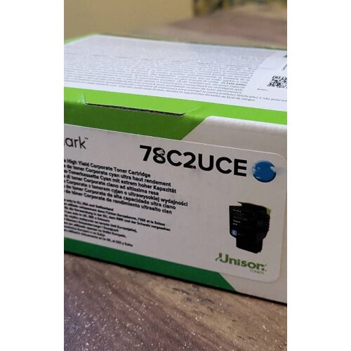 Lexmark original 78C2UKE Toner cyan pour 70007 pages pour CS521dn CS622de CX622ade CX625ade CX625adeh