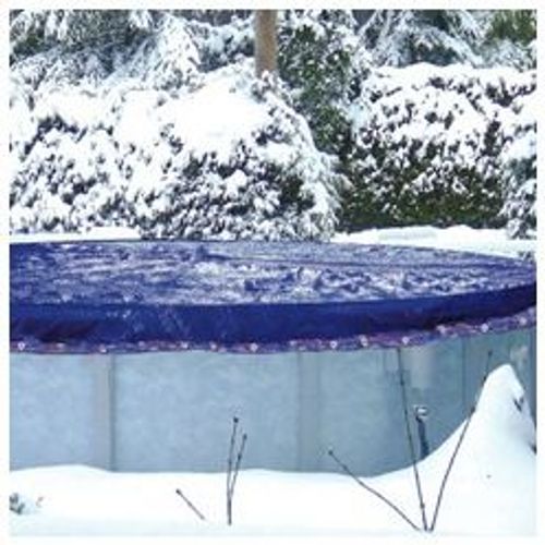 Bâche hiver hors-sol Ø3m pour bassin Ø2,4m