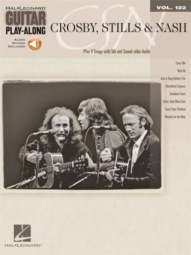 Crosby, Stills & Nash Guitar Play-Along Volume 122 - Recueil Avec Support(S) En Ligne Guitare Hl00701610 9781423492054
