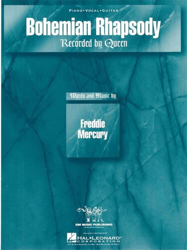 Freddie Mercury : Bohemian Rhapsody - Recueil Piano, Voix Et Guitare Hl00353358 9781495087523