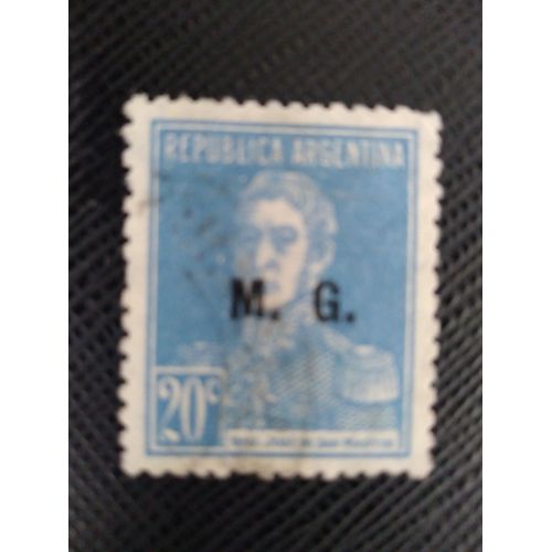 Timbre Argentine Yt 196 B José Francisco De San Martín (1778-1850) 1925 ( 141207 )