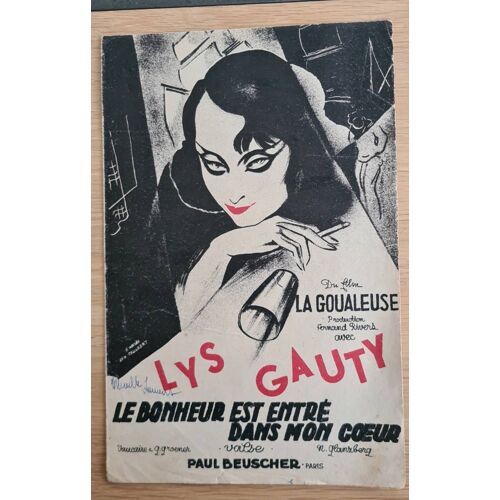 Lot De 6 Partitions De Lys Gauty.  Voir Photos.