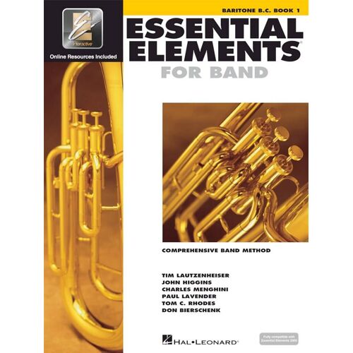 Essential Elements For Band - Book 1 - Baritone Bc Comprehensive Band Method - Recueil Avec Support(S) En Ligne Baritone Bc Hl00862578 9780634003233