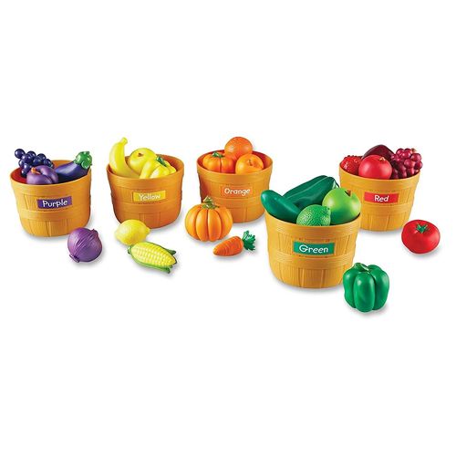 Learning Resources Kit De Tri Par Couleur Avec Les Produits Du Marché De -