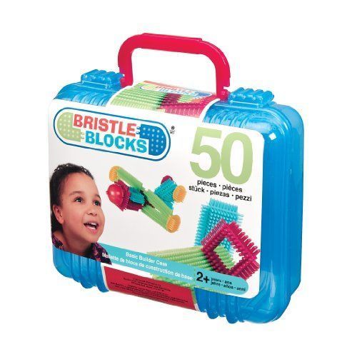 Bristle Blocks Ba3081mtz - Basic Builder Case - Jeu De Construction 1er Âge - 50 Pièces