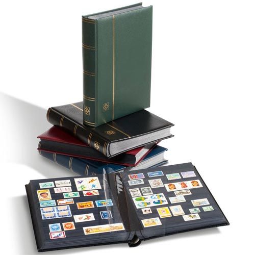 Classeur Din A4, 32 Pages Noires, Couverture Ouatinée En Cuir*, Bleu