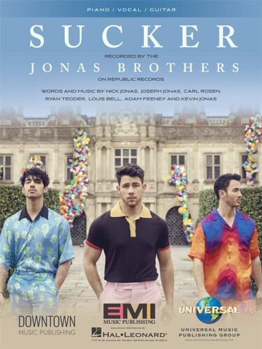Jonas Brothers - Sucker - Feuille De Papier À L'unité Piano And Voice Hl00295002 9781540057488