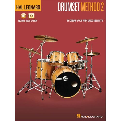 Kennan Wylie_Gregg Bissonette : Hal Leonard Drumset Method - Book 2 - Recueil Avec Support(S) En Ligne Batterie Hl00209865 9781495083334