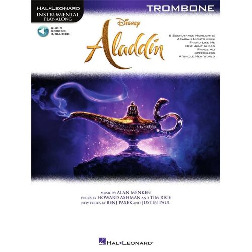Alan Menken : Aladdin Instrumental Play-Along - From The Motion Picture Soundtrack - Recueil Avec Support(S) En Ligne Trombone Hl00300262 9781540062406