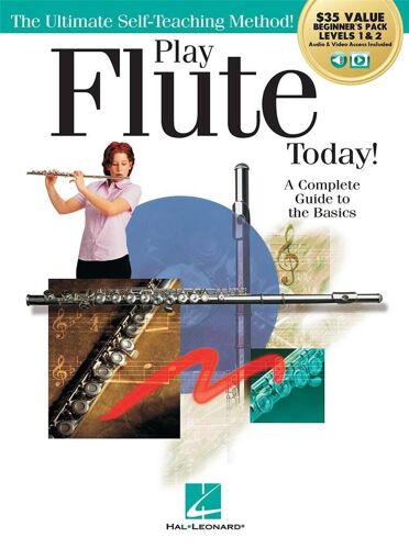 Play Flute Today! Beginner's Pack Level 1 & 2 Method Book With Audio & Video Access - Recueil Avec Support(S) En Ligne Flûte Traversière Hl00293929 9781540052407