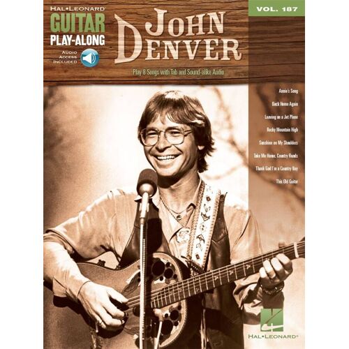 John Denver : John Denver Guitar Play-Along Volume 187 - Recueil Avec Support(S) En Ligne Guitare Hl00140839 9781495008030