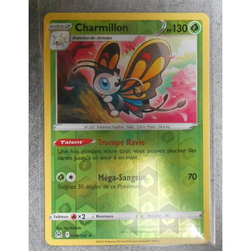 Charmillon Reverse 008/196 - Eb11 - Origine Perdue - Vf