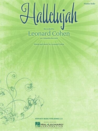 Hallelujah - Feuille De Papier À L'unité Piano, Voix Et Guitare Hl00142890 9781495015281