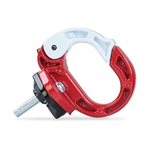Scooter Léger Crochet En Alliage D'aluminium Avec Forte Capacité De Cintre Guidon Cintre Sac De Transport De Marchandises Crochet En Métal Pour Mijia, Rouge