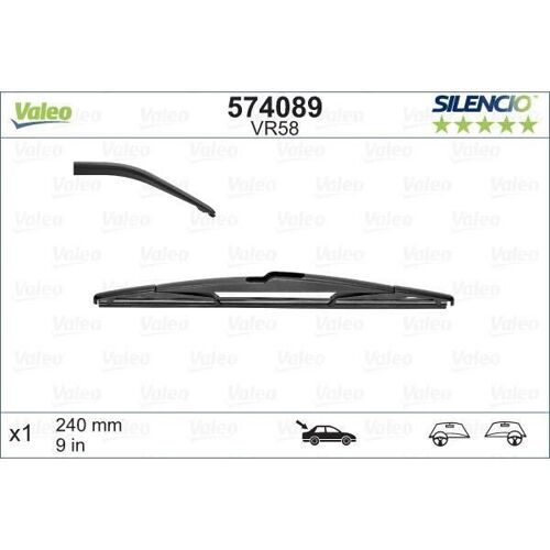 Balai D'essuie-Glace Arriere Vm58 Silencio Arriere 574089